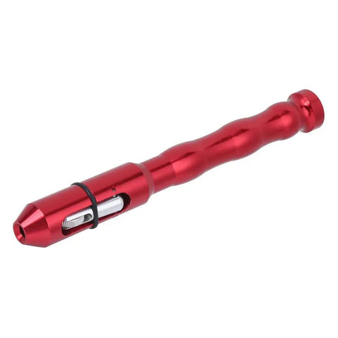 Lightweight Ergonomic Wire Feed Pen For Welding Tasks With Non Slip Grip Handles 0 To 3.2mm, red aluminum design.