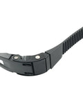 Inline Skate Strap Replacement Kit 2 Pack With Screws And Nuts Durable PVC Straps For Inline And Quad Skates, close-up of black strap