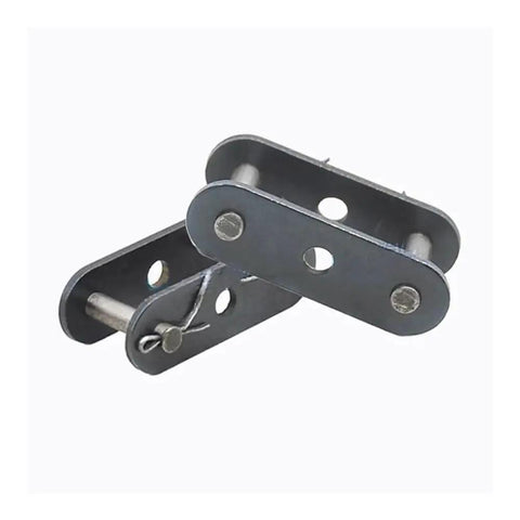Heavy Duty Carbon Steel Double Pitch Conveyor Chain Clasp For C2080 with smooth edges for secure locking in industrial use.