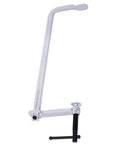 Solid 16 Inch Heavy Duty F Clamp Made From Drop Forged Steel Boasts A Massive Throat And 1400 Lbs Force for woodworking and metalworking.