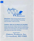 Alcohol Free Hearing Aid Cleaning Wipes for Earbuds and IEMs 100 Towelettes packaging front view