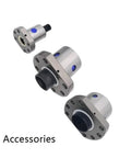 Cool Left Handed 3D Printer Ballscrew With Single Nut From 150 To 1150mm Length For Smooth CNC Motion Silent Operation And Crazy Stable Prints That Wont Vibrate Your Setup, three metal accessories in different sizes.