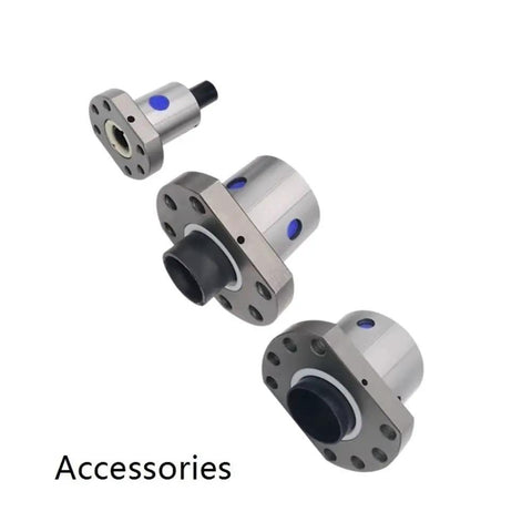 Cool Left Handed 3D Printer Ballscrew With Single Nut From 150 To 1150mm Length For Smooth CNC Motion Silent Operation And Crazy Stable Prints That Wont Vibrate Your Setup, three metal accessories in different sizes.
