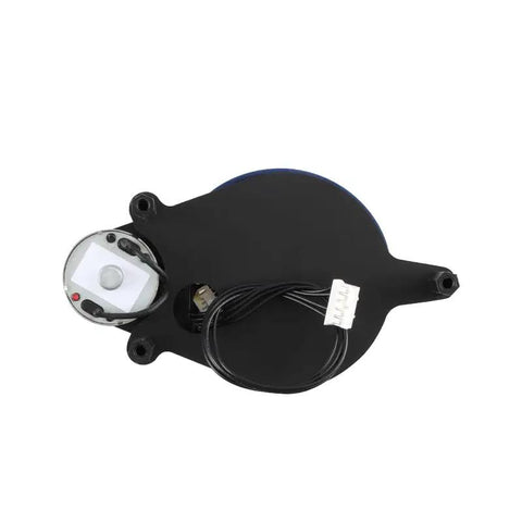 360 Degree LiDAR Sensor Module For Robots With An 8 Meter Scanning Radius, top view showing sleek, compact design and wiring.