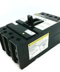 KAL36100 Three Pole Circuit Breaker Top Shelf Molded Case Thermal Magnetic Switch K Frame Rated 100 Amps 600 Volts Adjustable Trip side view