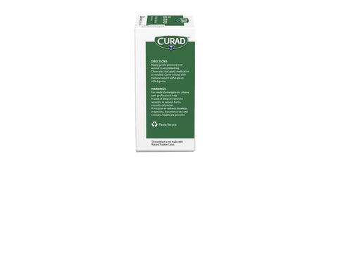 Back packaging view of Non Stick Wound Care Pads 2 By 3 Inches 20 Count For Ouchless Removal