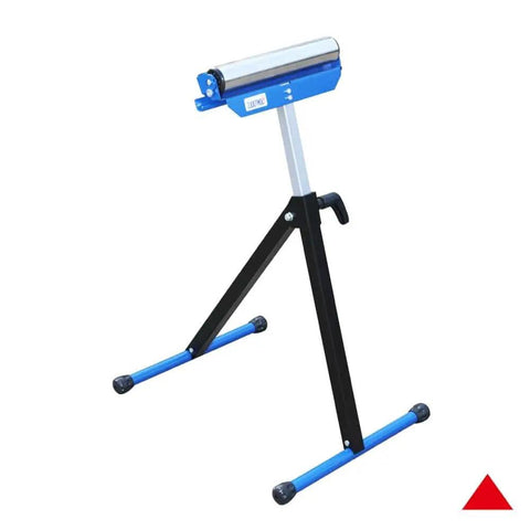 Folding Roller Stand With Adjustable Height, Wide Roller For Table Saw, Planer And Workbench, Portable Steel Tool Stand For Woodworking