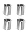 Built Tough Chrome Steel Sleeve Bearing For Electric Motor Wheel Repair, Heavy Duty Oilless Bushing With 12Mm Inner Bore, four units.