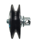 High Grade Drive Belt Idler Tensioner Pulley Compatible With Land Cruiser FZJ70 FZJ75 FZJ80 FZJ105 side view showing durable construction.