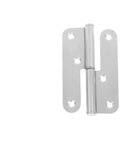 Detachable 4 Inch Stainless Steel Round Corner Hinge For Wardrobe Doors And Room Doors Two Piece Split Design Lets You Lift Off The Door
