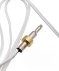 Close-up of NTC temperature sensor and wire harness for Breville BES9Xx espresso machines, essential for steam boiler temp control.