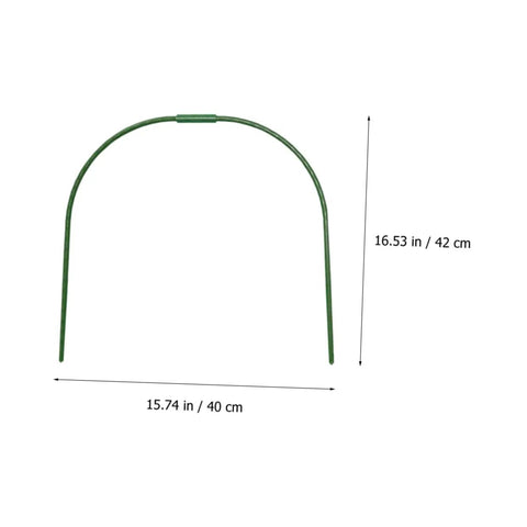 Garden Hoops Kit For Greenhouse Frame All In One Set With Durable Arch Racks Plant Cover Rack Frost Protection Insulation Plug And Play Setup Tunnel Hoop System For Year Round Growing