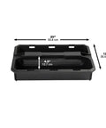 Rolling Chest Tool Packout System component with dimensions 20 x 12 x 4.5 inches for Quick Transport and Massive Storage 48 22 8428
