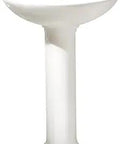 Cadet Pedestal Top And Leg With Center Hole Only White for Bathroom Sink featuring Euro style faucet ledge and rear overflow