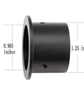 Side view of 0.965 to 1.25 Inch Telescope Eyepiece Adapter Built For Easy Upgrades With Stainless Steel Dual Screw Design