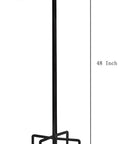 Heavy Duty 48 Inch Shepherd Hook Garden Pole For Outdoor Use That Holds Bird Feeders Planters Lanterns Solar Lights Wind Chimes Birdbaths And Yard Decor With A Five Prongs Base One Pack Easy Assembly Weather Resistant.
