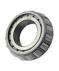 Close-up of a cone from 2 Pack Cone And Cup Tapered Roller Bearing Set JM716649 JM716610 Pro Grade Drop In Ready Heavy Duty