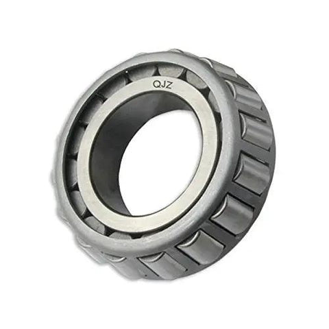 Close-up of a cone from 2 Pack Cone And Cup Tapered Roller Bearing Set JM716649 JM716610 Pro Grade Drop In Ready Heavy Duty