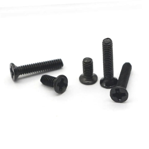 Small Screw Kit For Diyers And Pros Miniature Countersunk Flathead Screws Carbon Steel for Repairing Glasses Watches Electronics