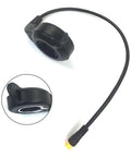 Thumb Throttle For Electric Ebikes And Scooters 3 Pin Waterproof Right Side Handlebar Accelerator With Finger Control Compatible With 12V 24V 36V 48V 52V 60V And 72V Systems