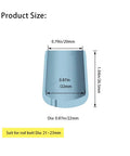 4Pcs Silicone Fishing Rod Butt Caps For Rod End Protection Diameter 0.87 Inch And 22mm Cushioned End Caps, size chart