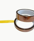 Kapton Polyimide Film Tape 1 Mil Electrical Grade With Silicone Adhesive For Wave Solder And Hot Air Leveling, 0.75in x 36yd Amber Roll