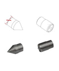 Tough As Nails Waterproof CNC Tailstock For Fourth Rotary A Axis and Four Axis Milling Rigs, 16mm size, showing top and side views.
