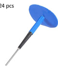 Heavy duty rubber mushroom plug from the Twenty Four Piece Universal Tubeless Tire Puncture Repair Kit for tire repairs.