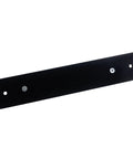 Premium Black Barn Door Pull Handles 2 Piece Set Heavy Duty Aluminum Sliding Closet Hardware With Rustproof Coating showing a black aluminum plate.