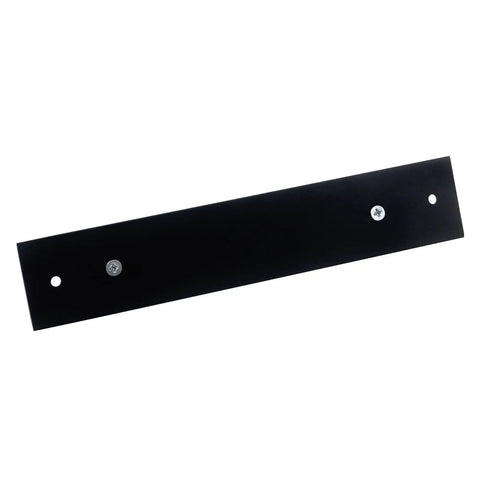 Premium Black Barn Door Pull Handles 2 Piece Set Heavy Duty Aluminum Sliding Closet Hardware With Rustproof Coating showing a black aluminum plate.