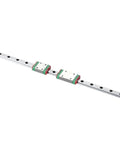Ready To Roll Linear Rail Kit For DIY CNC And 3D Printer 100 To 1000 Mm Guide Rail With Two Blocks Hardened Steel For Max Rigidity Smooth Silent Glide Low Friction Durable Precision Upgrade Your Rig With Reliable Motion Parts showing full rail with dual blocks