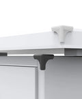 4 Pieces Silicone Furniture Corner Protectors Soft Desk Corner Guards for Home Safety installed on table edges