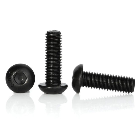 M6 Button Head Socket Cap Screws Set Alloy Steel Grade 10.9 With Allen Hex Drive Fully Threaded 50 Pcs Assortment In 20Mm 25Mm 30Mm 35Mm 40Mm Length For Heavy Duty Diy Projects