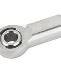 Premium Heavy Duty Right Hand Female Carbon Steel Heim Joint Rod End Featuring Teflon Kevlar Self Lubricating Race, close-up view.