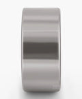 Side view of needle roller bearing, chrome steel, double sealed, dimensions 3/4 x 1 x 3/4 inch, heavy-duty, grease pre-lubricated.