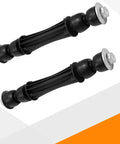 Pair of black front sway bar end links for GM SUVs (2007–2016 Escalade/Tahoe/Suburban/Sierra/Yukon)