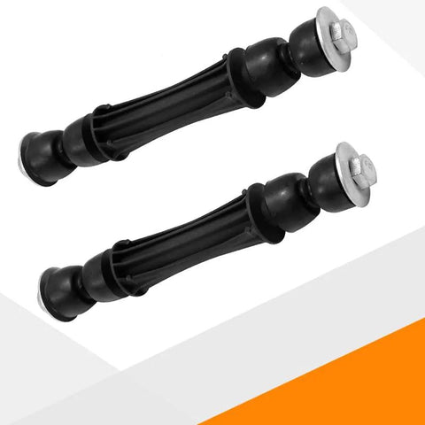 Pair of black front sway bar end links for GM SUVs (2007–2016 Escalade/Tahoe/Suburban/Sierra/Yukon)