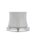 Base of 26.5 Inch White Ceramic Table Lamp With Linen Drum Shade And Bamboo Design For Living Room Or Bedroom Nightstand Modern Bedside Light