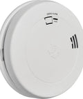 Ten Year Battery-Powered Photoelectric Smoke Detector With Voice And Location Alerts, Easy Test Button, Carded Package, Model SM210V