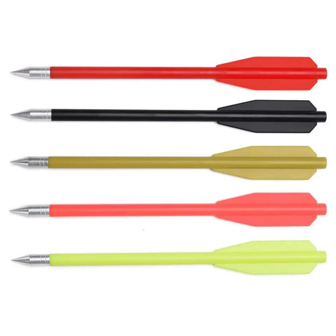 60 Pack 6.25 Inch Archery Crossbow Bolts For 50 80Lb Mini Crossbows With Sharp Metal Tips in various colors on white background