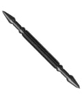 1-Piece Nail Setter Dual Head Center Hole Punch, spring loaded hand tool, 1/8 inch and 3/16 inch punch heads, black oxide finish