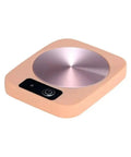 Rapid Heat Electric Cup Warmer Locks Your Favorite Brew Piping Hot Through The Entire Grind Temp Control Pad with sleek design.