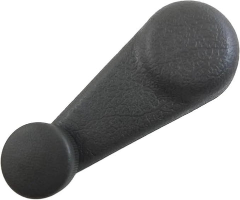 Window Crank Handle For Chevrolet GMC Isuzu Vehicles, Gray Replacement Part With Durable Construction, top view of handle for easy installation