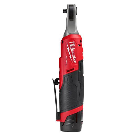 Electric High Speed Ratchet With Quarter Inch Drive Built Tough As Nails For Cramped Workspaces and Rapid Fastening Featuring Silent Motor and Durable Powder Coated Housing.