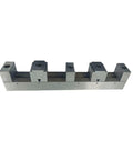Pro Grade Precision Machining Vise Multi Station Workholding Fixture With Parallel Adjustable Jaw Clamps For Milling Rigs, heavy-duty metal design.