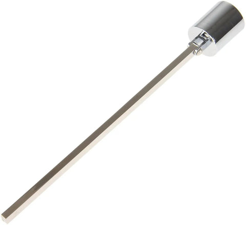 Bad Boy Stainless Steel Candle Snuffer With Super Long Handle And Slick Silver Plating, sleek design for easy candle extinguishing.