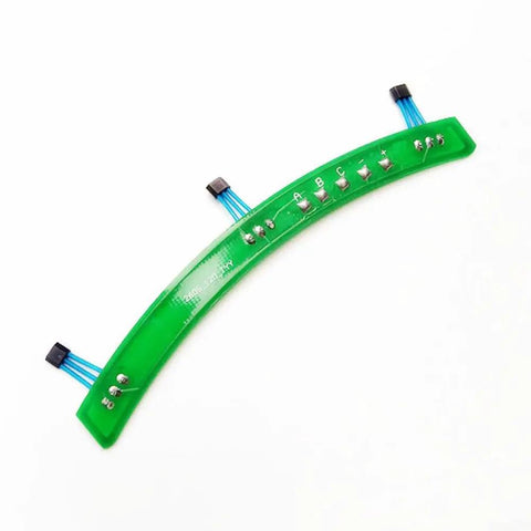 Heavy Duty Hall Sensor Board For Electric Bike Motor Badass Upgrade Rock Solid 5 Wire 120 Degree Phase Pcb Replacement Fits E Bikes Scooter Mods No Cable Needed green PCB with connectors and markings