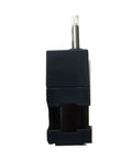 PMM33A-MG10 Electric Stepper Motor 0.35 Amp Precision Drive For Factory Automation Units side view with metal shaft.