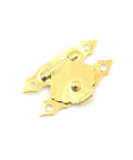 Retro Vibe Mini Antique Iron Hasp Lock Set For Jewelry Boxes And Small Wooden Cases, 10 Pack Buckle Latch in gold finish.