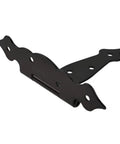 2 Pack 8 Inch T Strap Shed Door Hinges Black Tee Hinge Wrought Iron Gate Hinges for wood barn door hardware